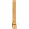 Ekena Millwork Eugene Rough Sawn Timber Gable Bracket, Western Red Cedar, 84"W x 49"H x 6"D x 6"F, 14/12 Pitch GBW084X49X0606EUG00RWR - alternate 5
